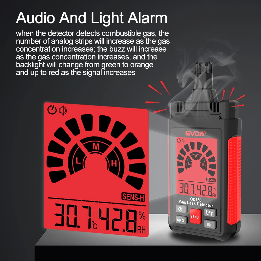 Combustible gas  leak tester