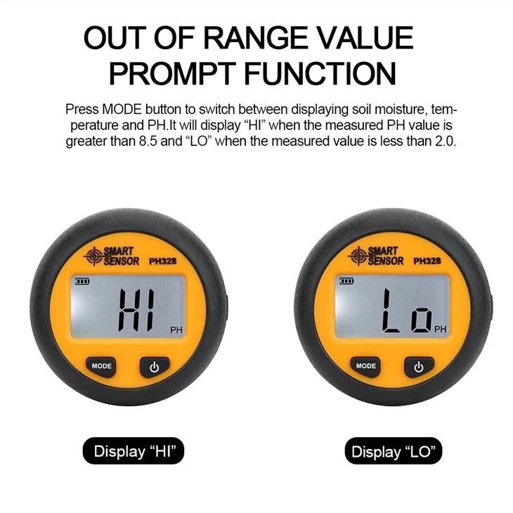3 in 1 Solil Ph Tester With Temperature Moisture