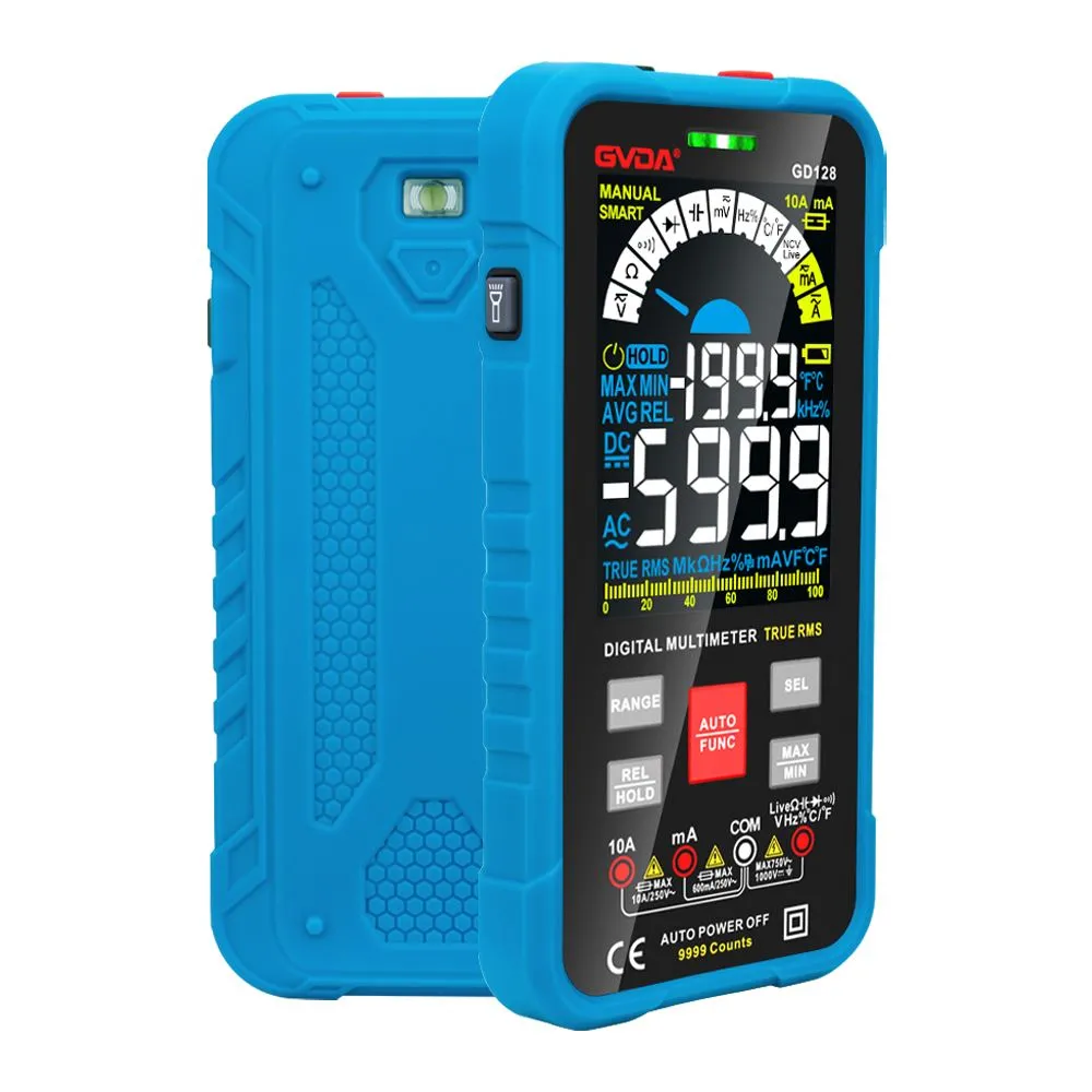 Spannungsempfindlichkeit auf einem Multimeter