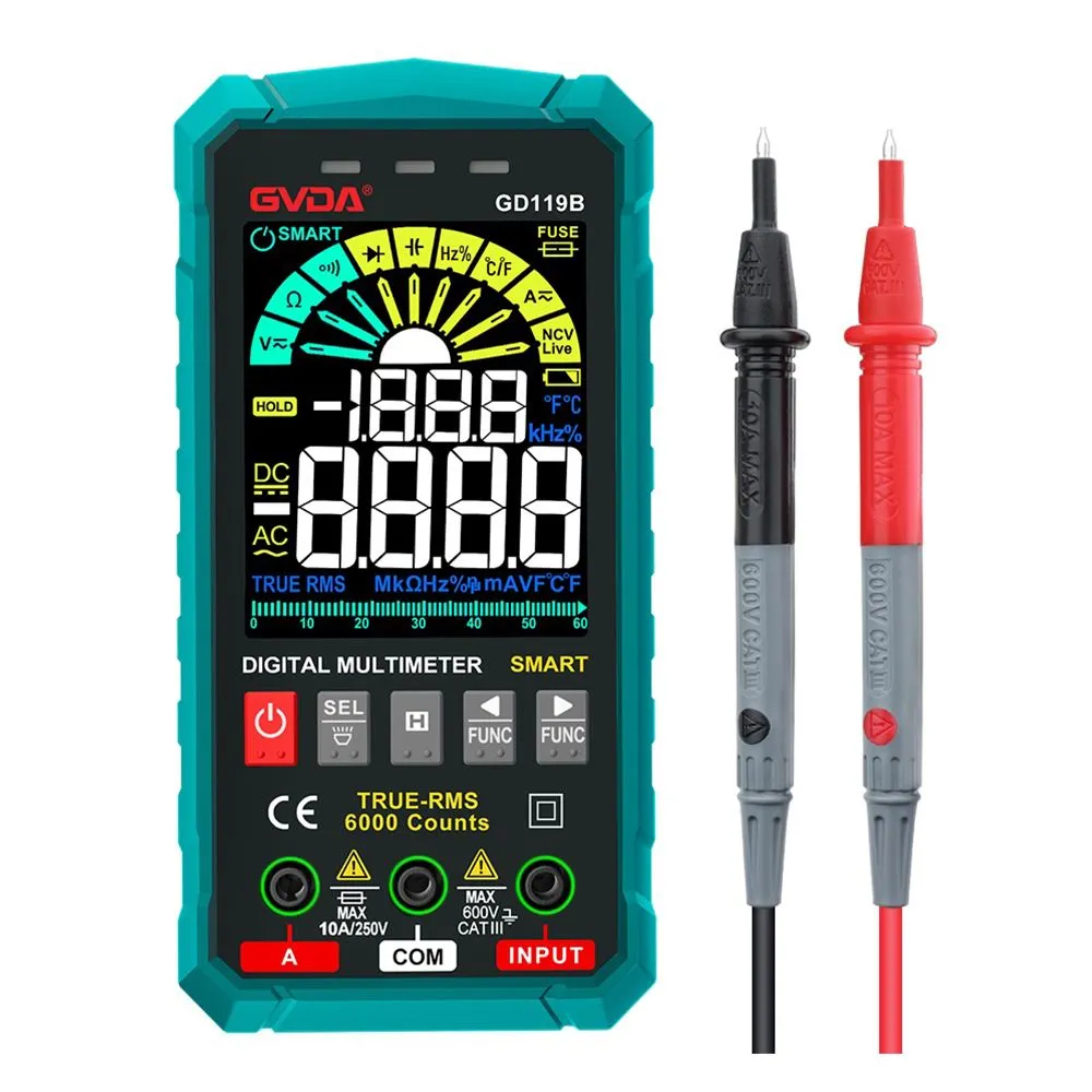 Multimeter-Einstellung und Methode zum Austausch von Teilen