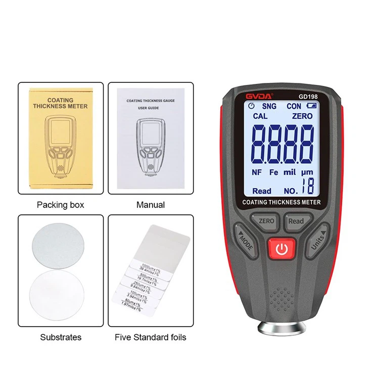Car Paint Coating Thickness Gauge