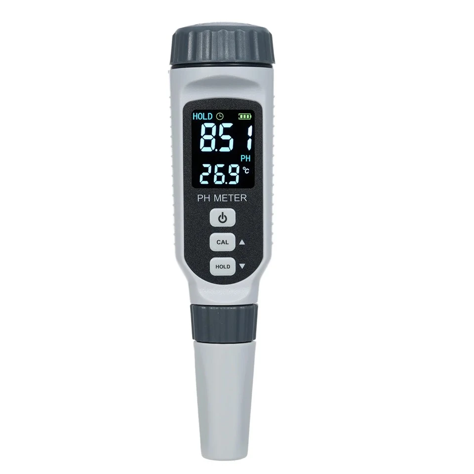 Wiederaufladbares Farb-LCD-PH-Säuremessgerät